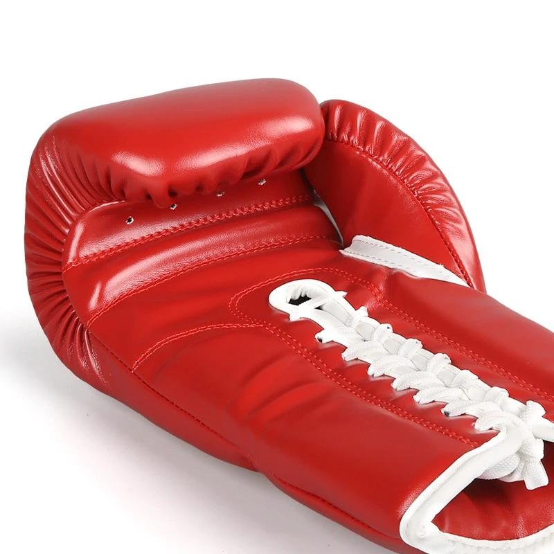 Pro Lace Up Boxing Gloves